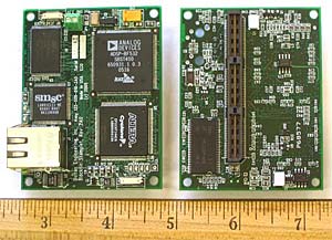 Blackfin Stamplet Board and TCP/IP Engine